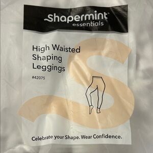 Shapermint Essentials High Waisted Leggings Black Small